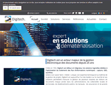 Tablet Screenshot of digitech.fr